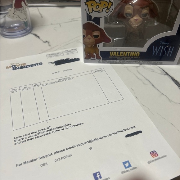 Valentino from Wish Funko Pop - Picture 3 of 4